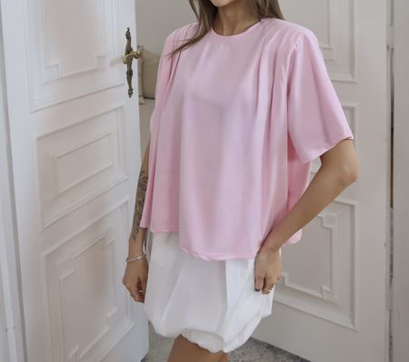 T-SHIRT ISSA- JASNY RÓŻ