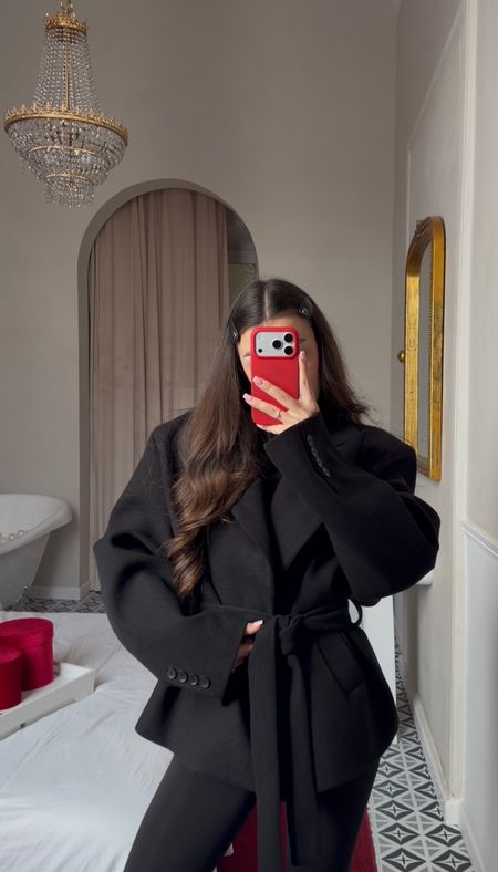 PŁASZCZ ELYSIA CZARNY